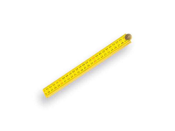 Hultafors duimstok 1 meter glasfiber geel productfoto