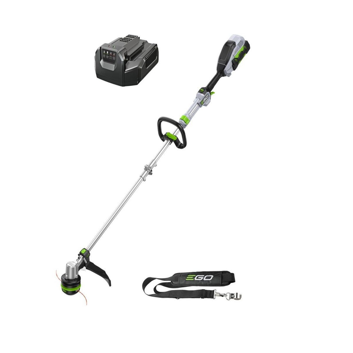 EGO ST1511E-T Accu Grastrimmer met Powerload, Accu en Lader, officieel weergegeven als model ST1511E-T