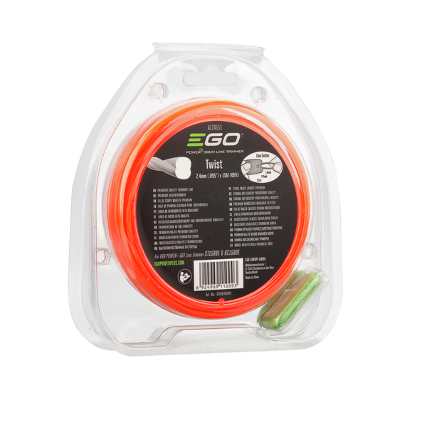 EGO maaidraad Twist line AL2715T rood-groen gedraaid 2,7 mm x 15 m, officieel weergegeven als model AL2715T