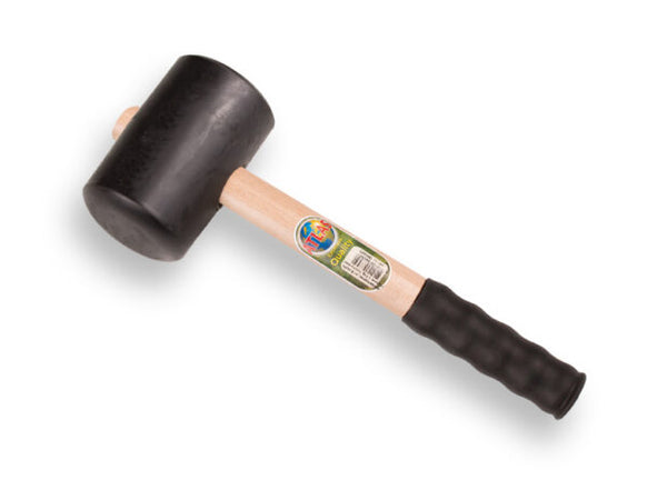 Atlas rubberen hamer hard 1 Kg met rubberen handvat productfoto