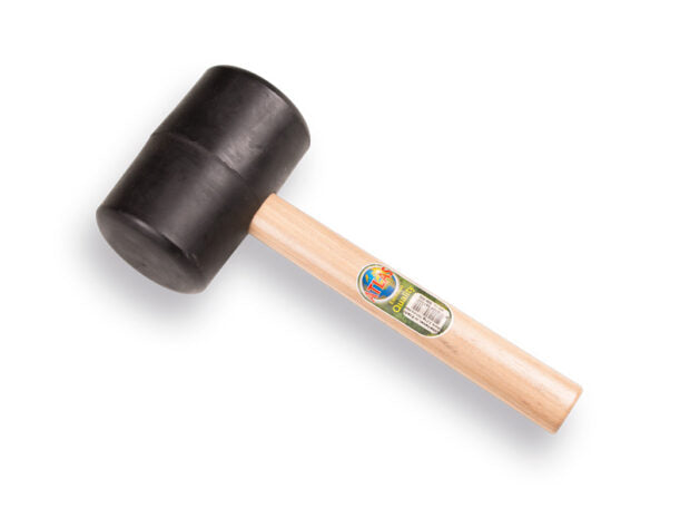 Atlas rubberen hamer zacht 2 KG met houten steel productfoto