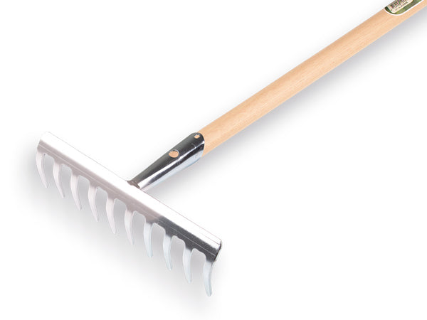Atlas tuinhark verzinkt met 10 gebogen tanden met steel 150 cm2 productfoto