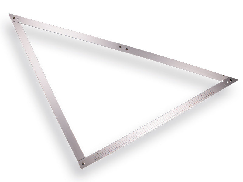 Labora haakse hoek 60 x 60 cm opvouwbaar aluminium met tas productfoto
