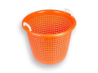 Voerman afvalmand 58 liter oranje kunststof productfoto