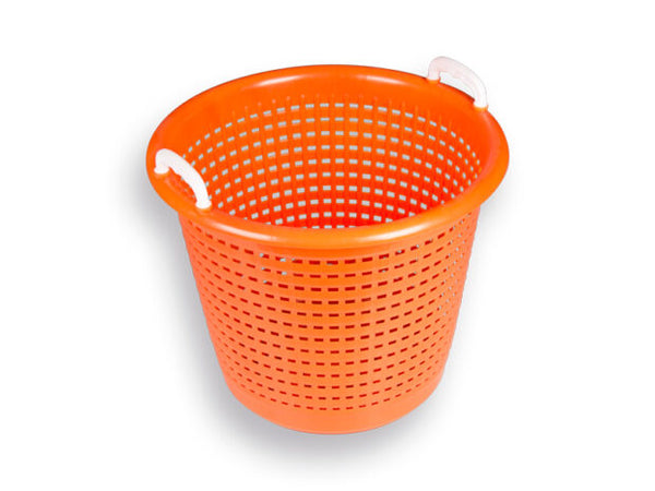 Voerman afvalmand 58 liter oranje kunststof productfoto