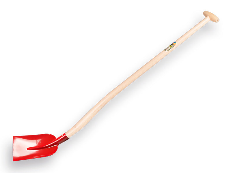Atlas betonschop rood gehard met steel 110 cm dubbel extra gebogen productfoto
