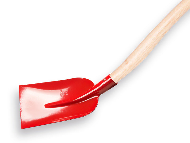 Atlas betonschop rood gehard met steel 110 cm dubbel extra gebogen