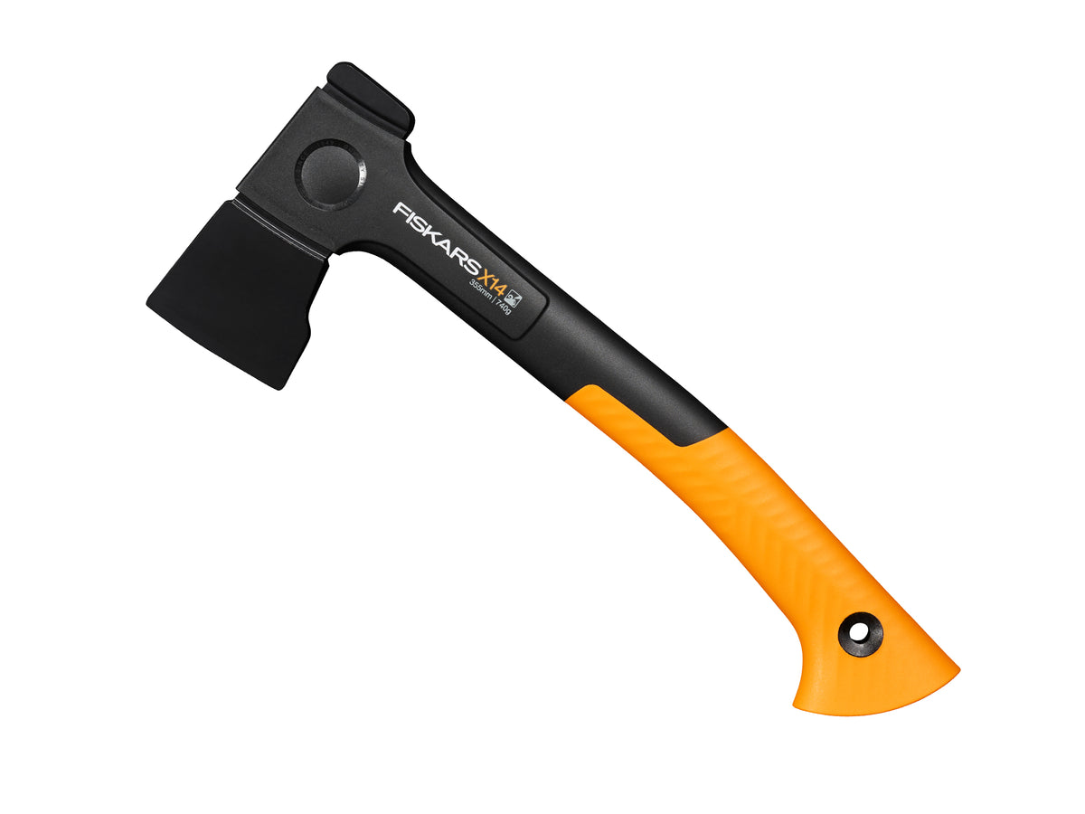 Fiskars bijl X14 universeel XS, 740 gram, met FiberComp steel 35,5 cm productfoto