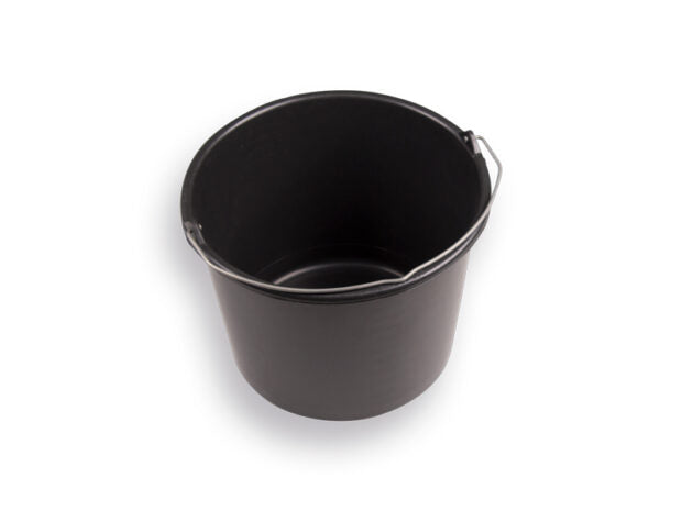 Gripline bouwemmers 12 liter met hengsel ZWART productfoto