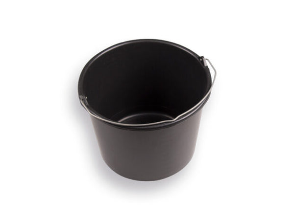 Gripline bouwemmers 12 liter met hengsel ZWART productfoto