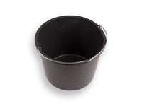 Gripline bouwemmer 20 liter met hengsel ZWART productfoto