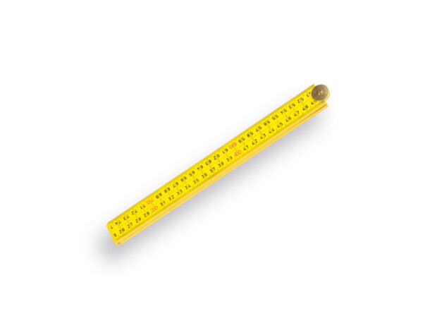 Hultafors duimstok 1 meter glasfiber geel productfoto