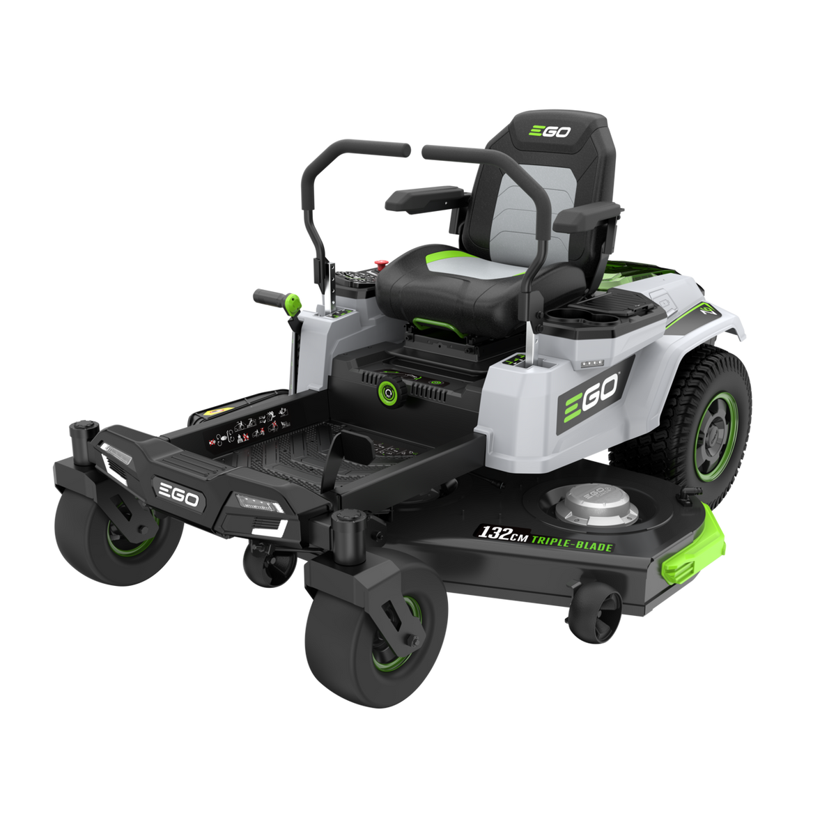 EGO ZT5201E-L Accu Zitmaaier Z6 Zero Turn 132 cm Incl. 4x 10Ah Accu ZT5201E-S_40ah, officieel weergegeven als model ZT52