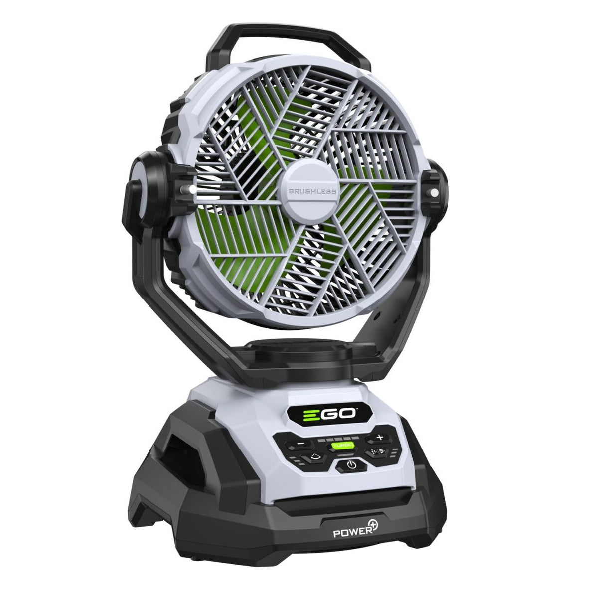 EGO FN1000E-K1252 Accu Ventilator 25 cm met Nevelfunctie, Accu en Lader, officieel weergegeven als model FN1000E-K1252
