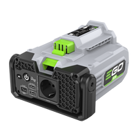 EGO PAD5000E Powerbank 400W met 230V en 2 USB-poorten, officieel weergegeven als model PAD5000E