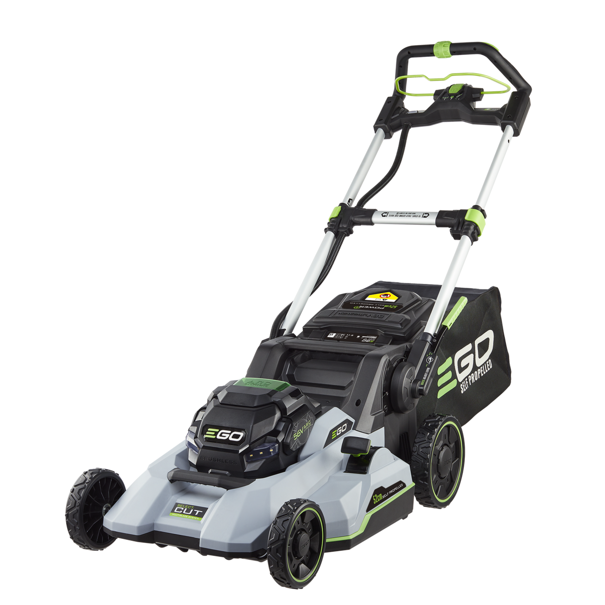 EGO LM2130E-SP accu grasmaaier 52 cm Zelfrijdend losse body, officieel weergegeven als model LM2130E-SP