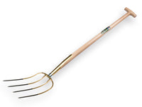 Offner mestvork 4 tands met T-steel 90 cm productfoto
