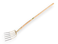 Offner mestvork 5 tanden BRONS met steel 135 cm productfoto