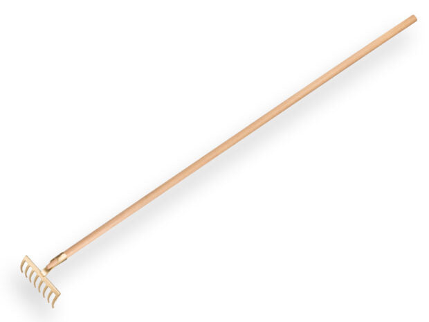 Offner tuinhark 8 tands 19 cm brons met steel productfoto