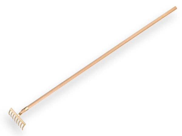 Offner tuinhark 8 tands 19 cm brons met steel productfoto