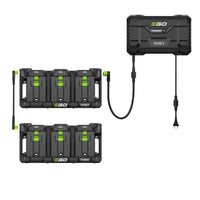 EGO PGX1601E-H Lader met 2 Docking Units, officieel weergegeven als model PGX1601E-H