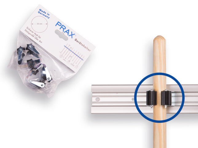Prax steelklem 25 mm per 2 stuks productfoto