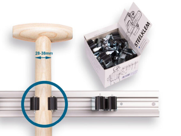 Prax doos steelklem 35 mm per 20 stuks productfoto