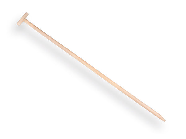 Tauari schoffelsteel 160 cm x 3,2 cm, met hilt en excentrische punt productfoto