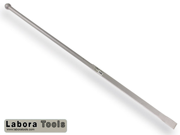 Labora stootijzer 140 cm 28 mm rond onderstuk 50 cm vierkant productfoto