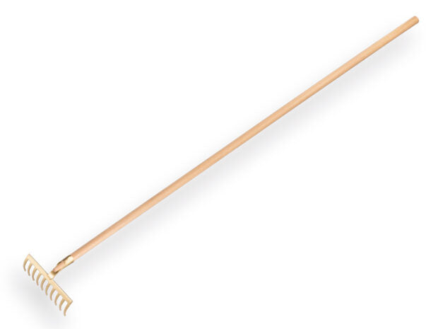 Offner tuinhark 10 tands 25 cm brons met steel productfoto