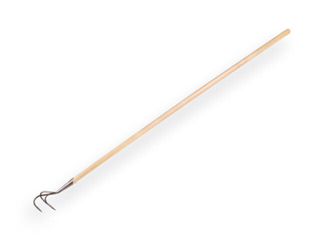 DeWit tuinkrabber 3 tands met steel van gesmeed staal productfoto