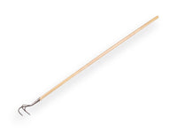 DeWit tuinkrabber 3 tands met steel van gesmeed staal productfoto