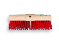SOLIDE wegenbouwbezem 45 cm met ronde kap rood PPN productfoto