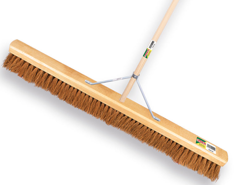 SOLIDE zachte bezem Kokos 80 cm met steel productfoto