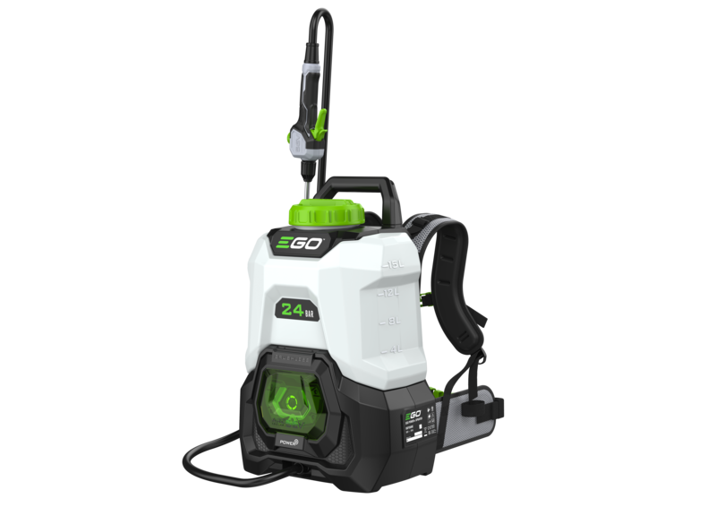EGO BSP3500E accu rugspuit, aanzicht 2