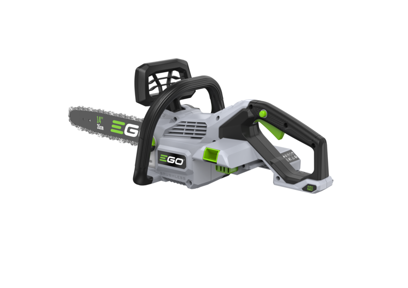 EGO CS1411E accu kettingzaag, aanzicht 3