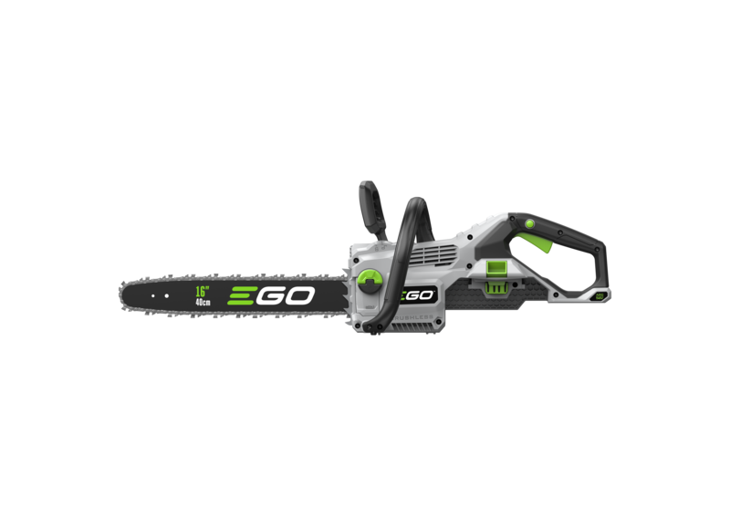EGO CS1610E accu kettingzaag, aanzicht 1