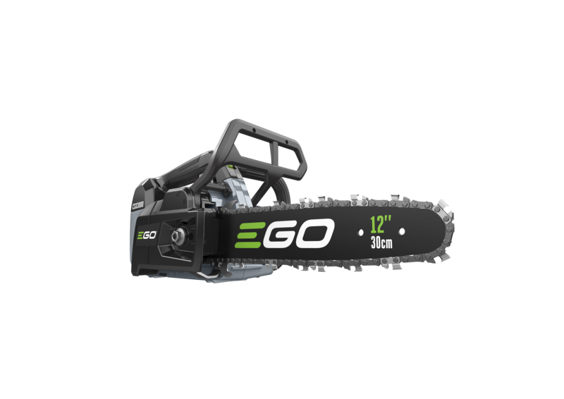 EGO csx3000 accu kettingzaag, aanzicht 2